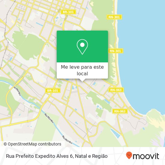 Rua Prefeito Expedito Alves 6 mapa