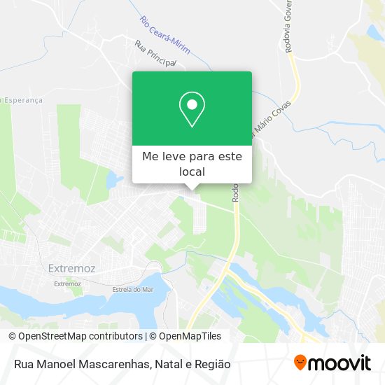 Rua Manoel Mascarenhas mapa