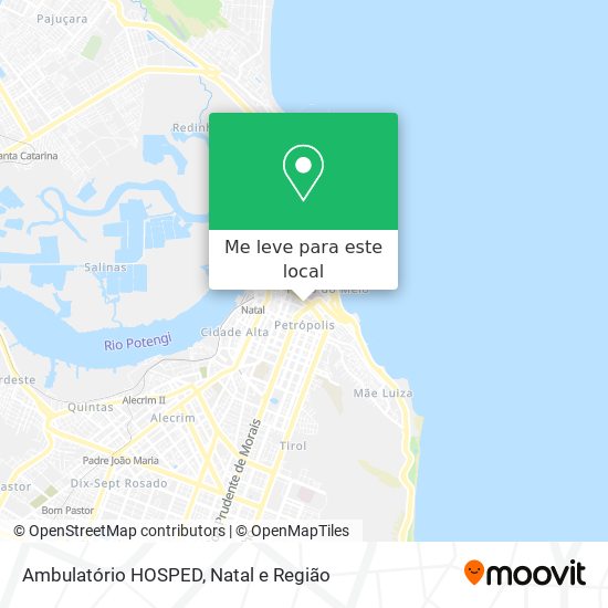 Ambulatório HOSPED mapa