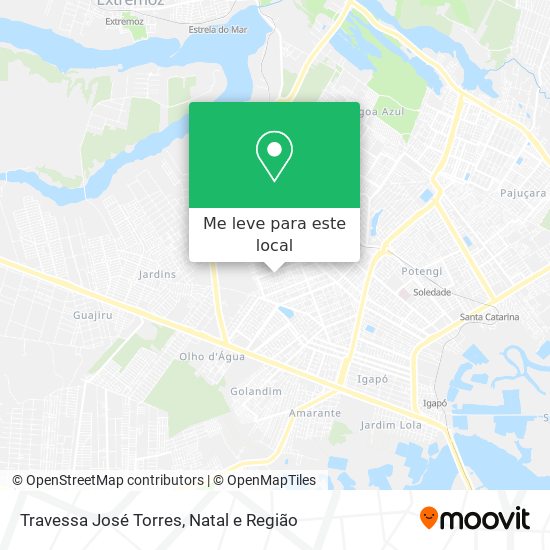 Travessa José Torres mapa