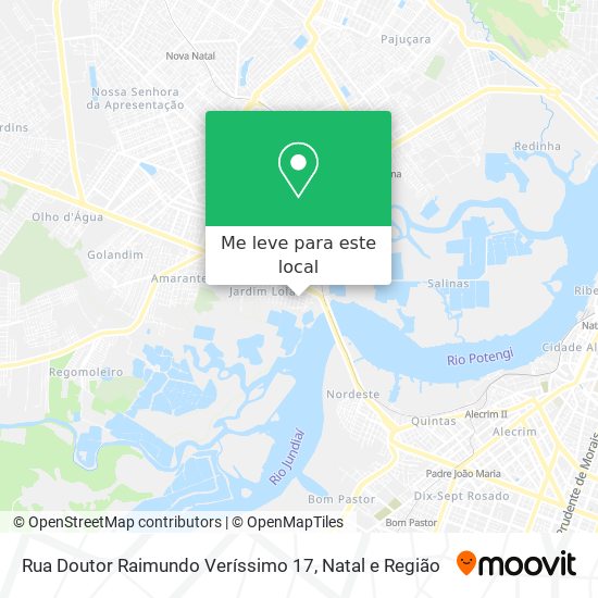 Rua Doutor Raimundo Veríssimo 17 mapa