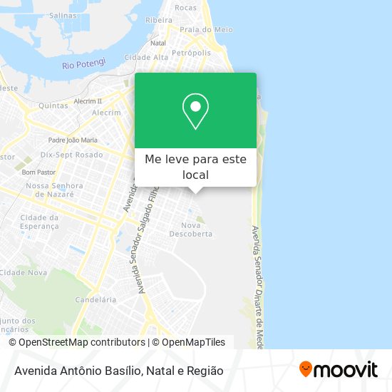 Avenida Antônio Basílio mapa