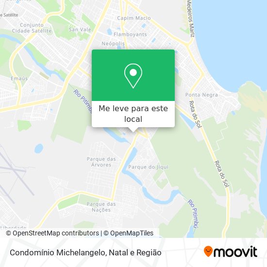 Condomínio Michelangelo mapa