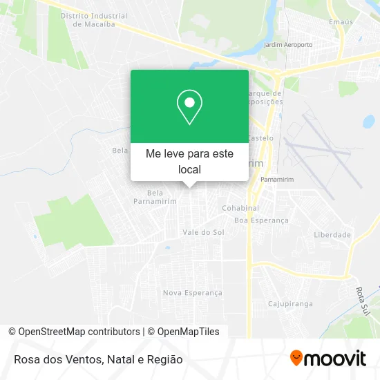 Rosa dos Ventos mapa