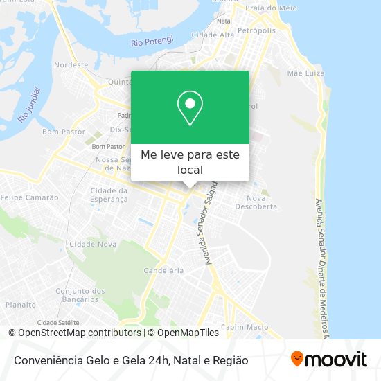 Conveniência Gelo e Gela 24h mapa