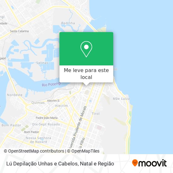 Lú Depilação Unhas e Cabelos mapa