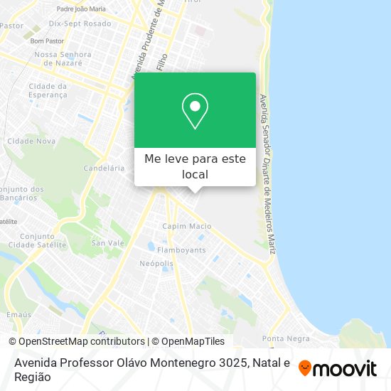 Avenida Professor Olávo Montenegro 3025 mapa