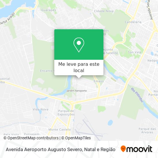 Avenida Aeroporto Augusto Severo mapa