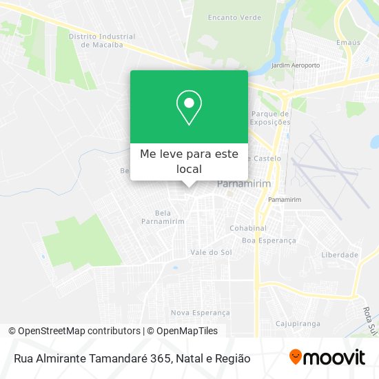 Rua Almirante Tamandaré 365 mapa