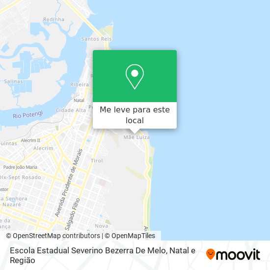 Escola Estadual Severino Bezerra De Melo mapa