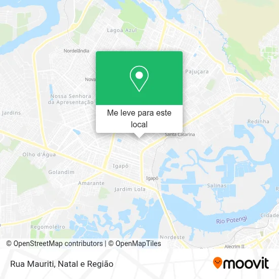 Rua Mauriti mapa