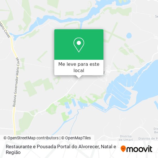Restaurante e Pousada Portal do Alvorecer mapa