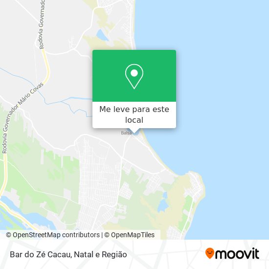 Bar do Zé Cacau mapa