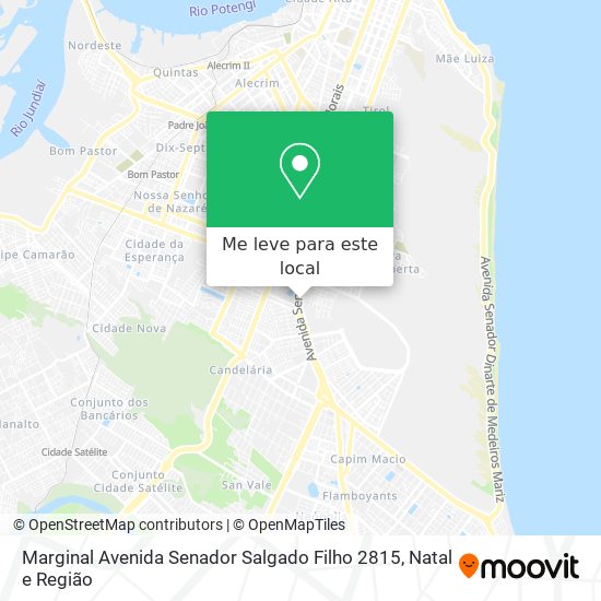 Marginal Avenida Senador Salgado Filho 2815 mapa