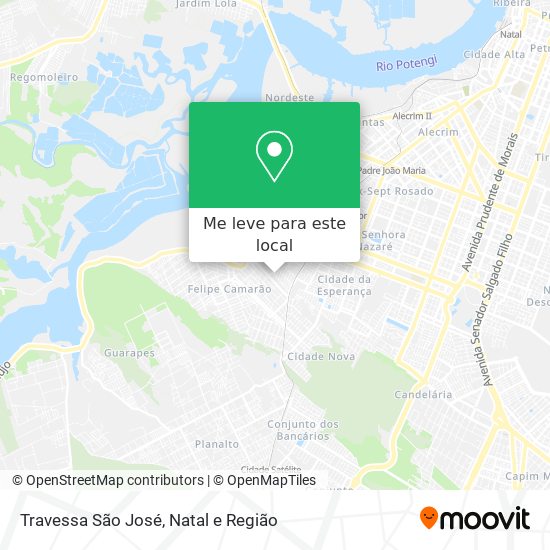 Travessa São José mapa