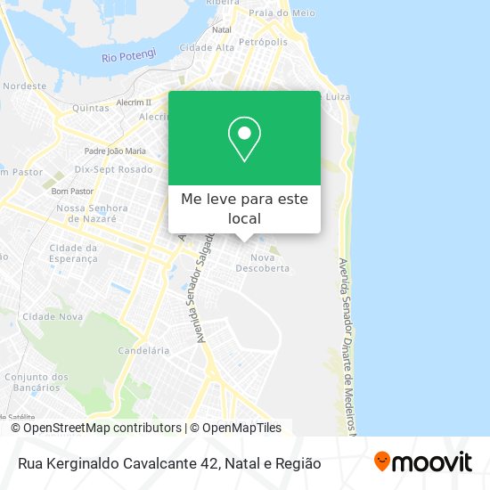 Rua Kerginaldo Cavalcante 42 mapa