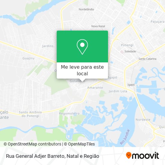 Rua General Adjer Barreto mapa