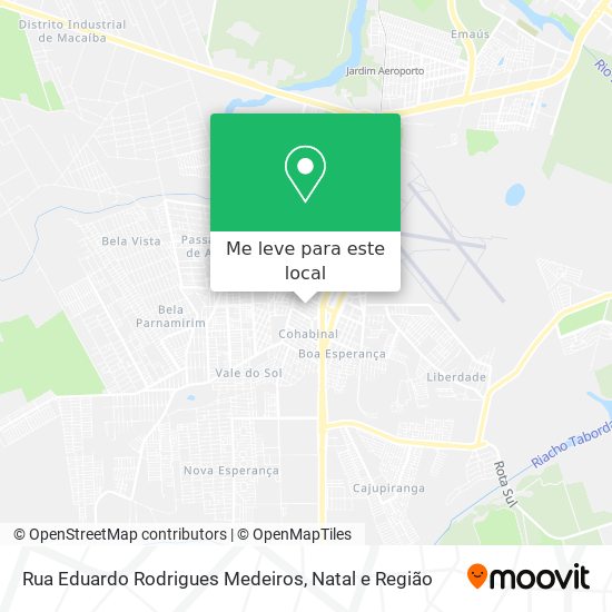 Rua Eduardo Rodrigues Medeiros mapa
