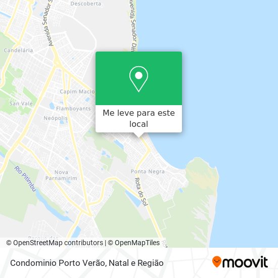 Condominio Porto Verão mapa