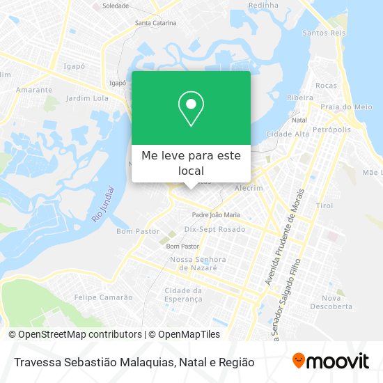 Travessa Sebastião Malaquias mapa