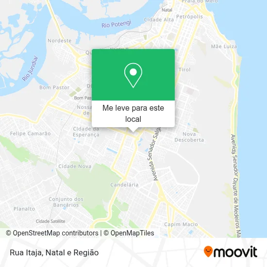Rua Itaja mapa