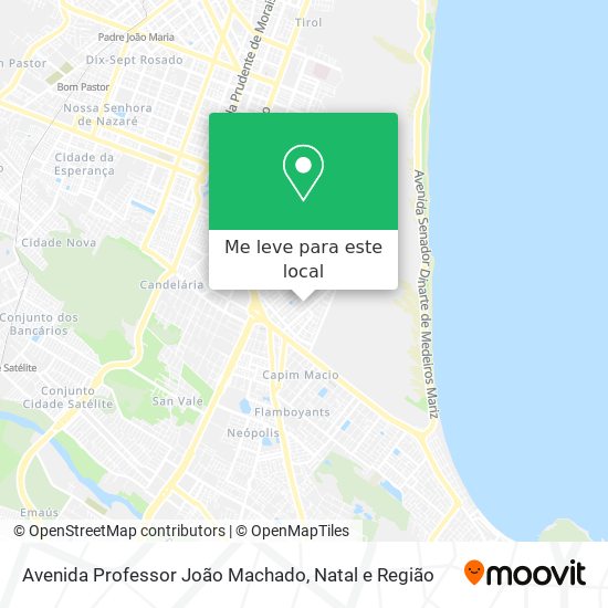 Avenida Professor João Machado mapa