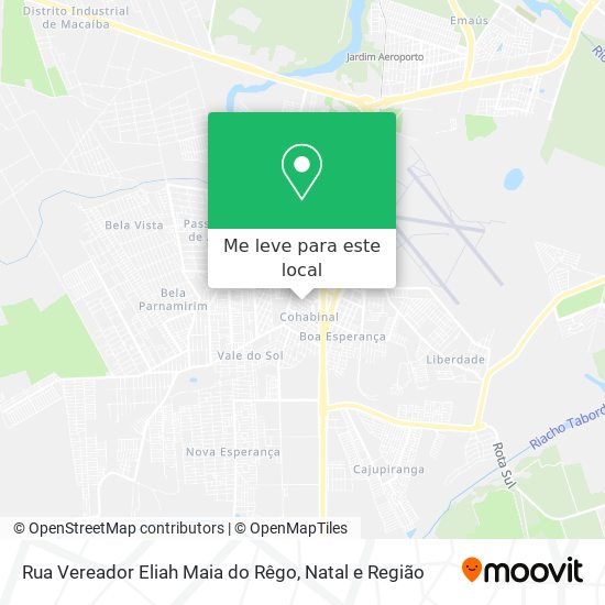 Rua Vereador Eliah Maia do Rêgo mapa