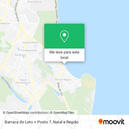 Barraca do Leto + Posto 7 mapa