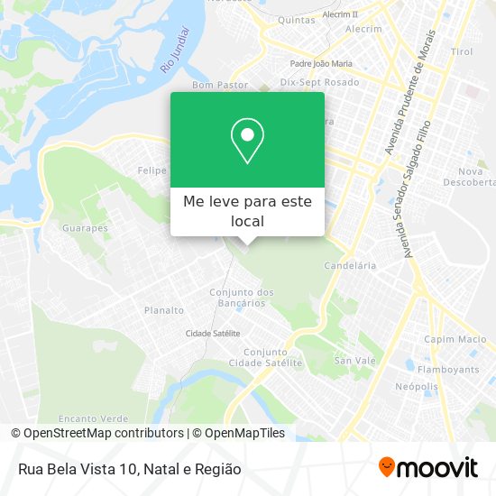 Rua Bela Vista 10 mapa