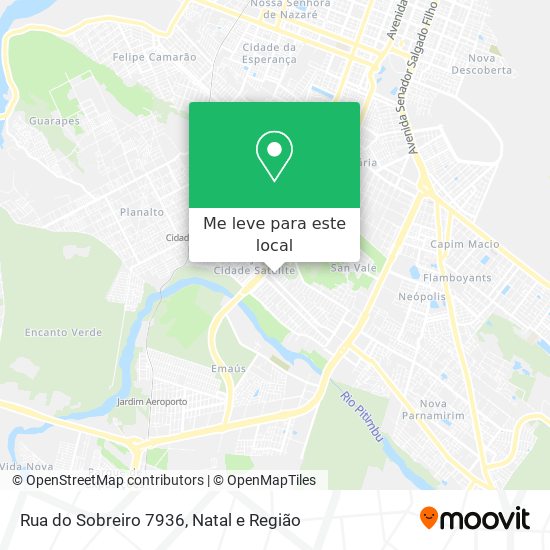Rua do Sobreiro 7936 mapa