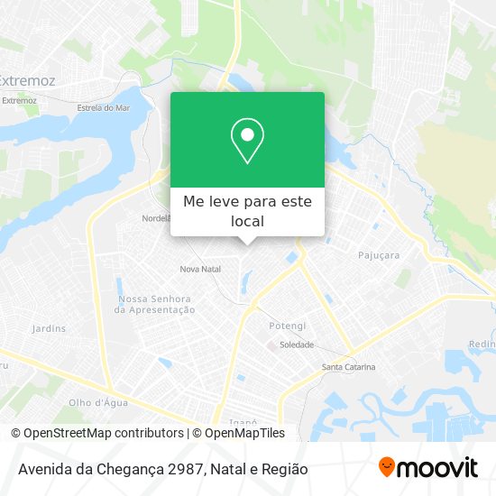 Avenida da Chegança 2987 mapa