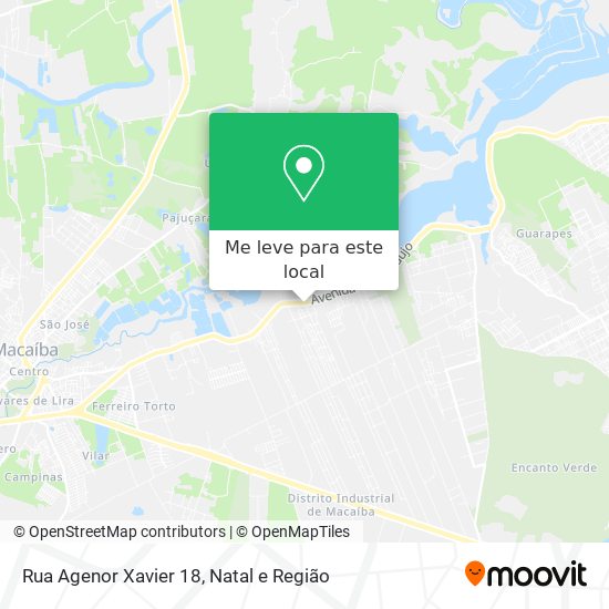 Rua Agenor Xavier 18 mapa