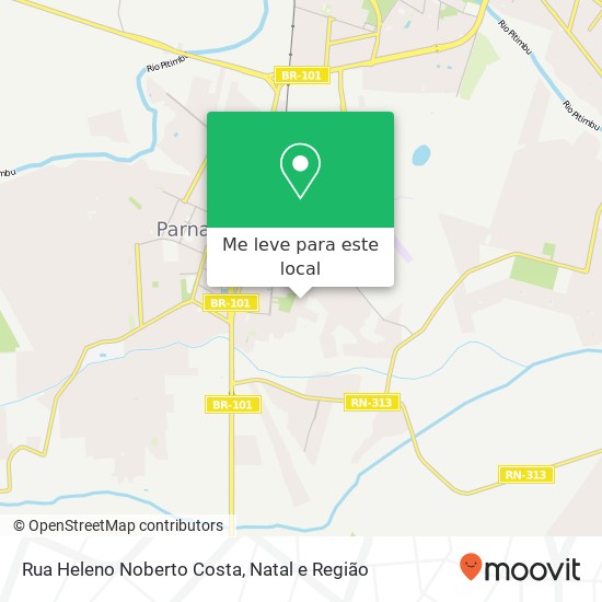 Rua Heleno Noberto Costa mapa
