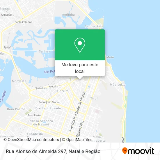 Rua Alonso de Almeida 297 mapa