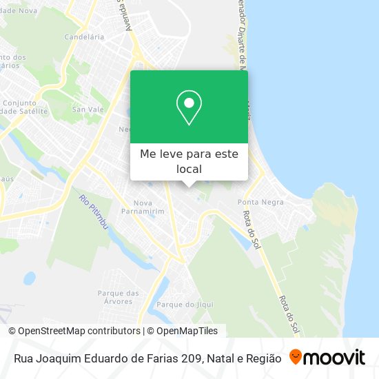 Rua Joaquim Eduardo de Farias 209 mapa