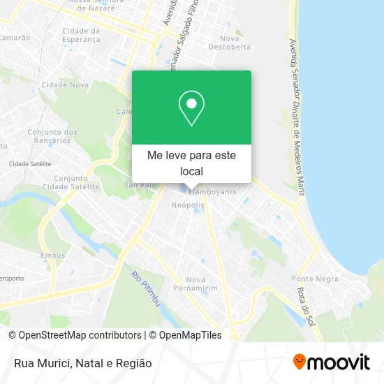 Rua Murici mapa