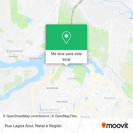 Rua Lagoa Azul mapa