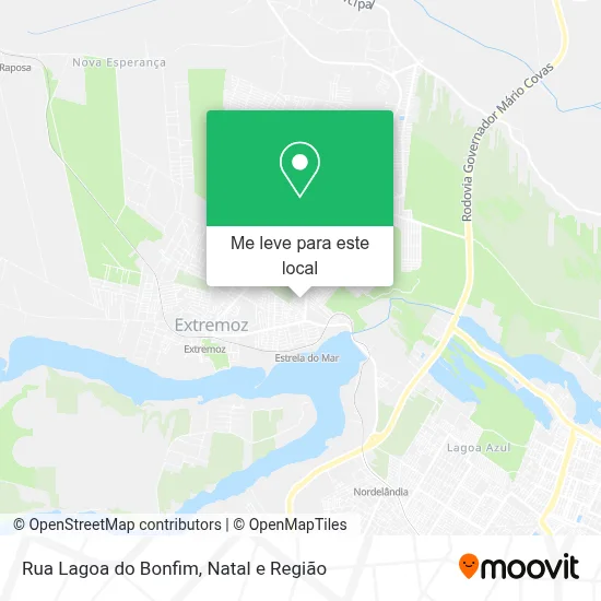Rua Lagoa do Bonfim mapa