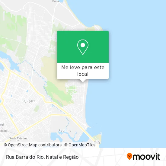Rua Barra do Rio mapa