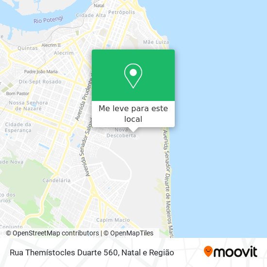 Rua Themístocles Duarte 560 mapa