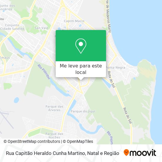 Rua Capitão Heraldo Cunha Martino mapa