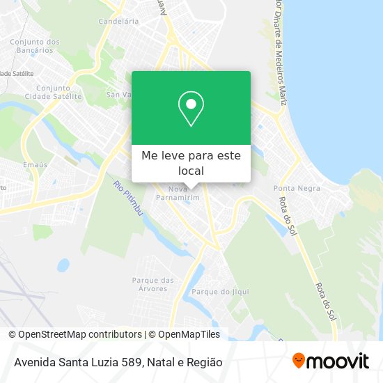 Avenida Santa Luzia 589 mapa