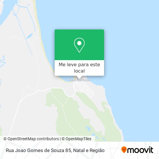 Rua Joao Gomes de Souza 85 mapa