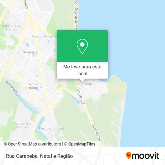 Rua Carapeba mapa