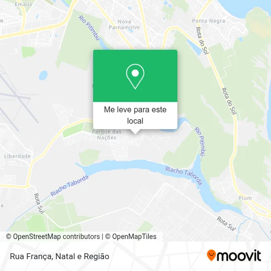 Rua França mapa