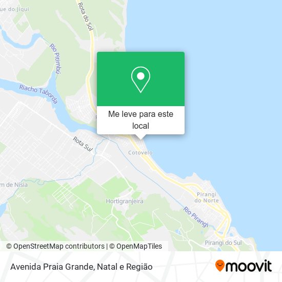 Avenida Praia Grande mapa
