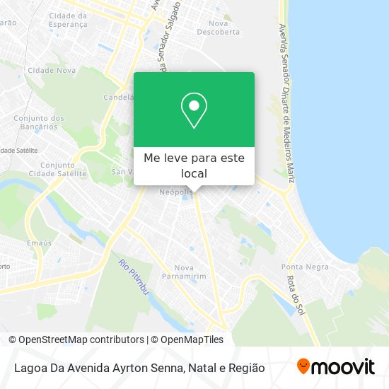 Lagoa Da Avenida Ayrton Senna mapa