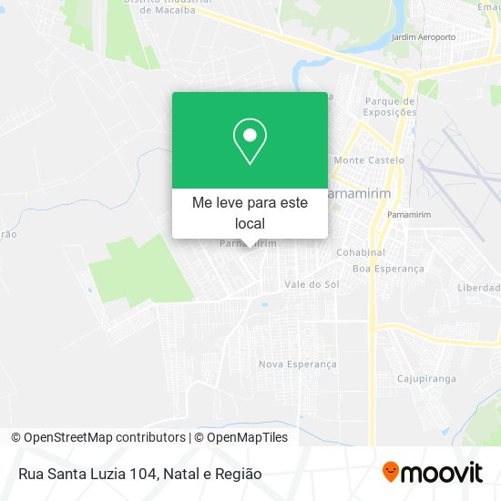 Rua Santa Luzia 104 mapa