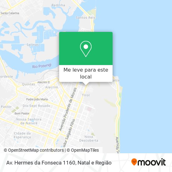 Av. Hermes da Fonseca 1160 mapa