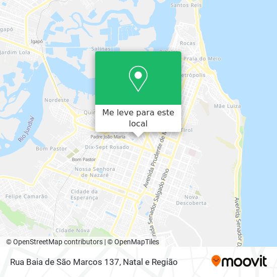 Rua Baia de São Marcos 137 mapa
